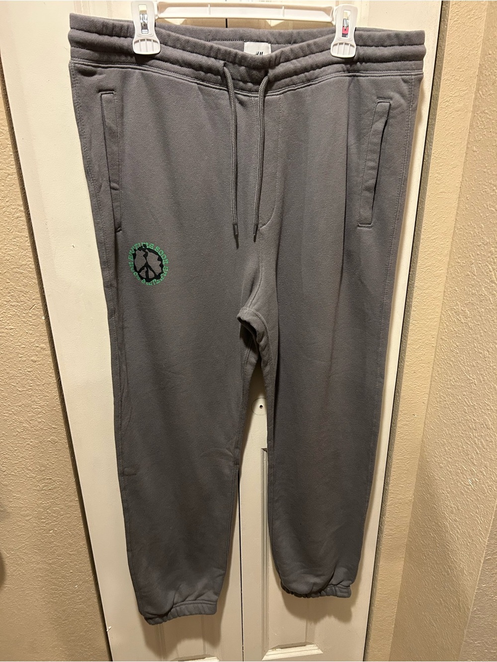 NWT H&M Cotton Fleece Relaxed Fit Sweatpants Men’s , size XL